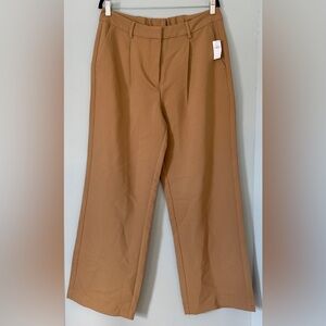 Old Navy Wide-Leg High-Rise Pants in Camel Brown